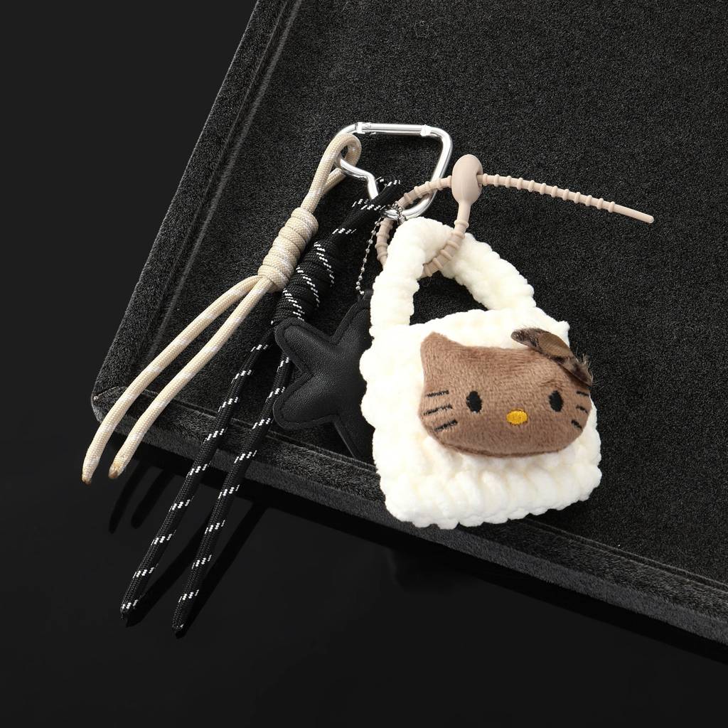 Hello Kitty Crochet Bag Charm : C-BG-0033-WH