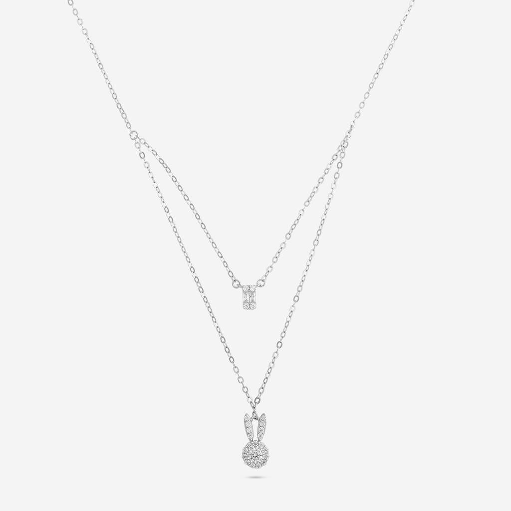 Office Wear Silver Necklace - 466370 : 466371