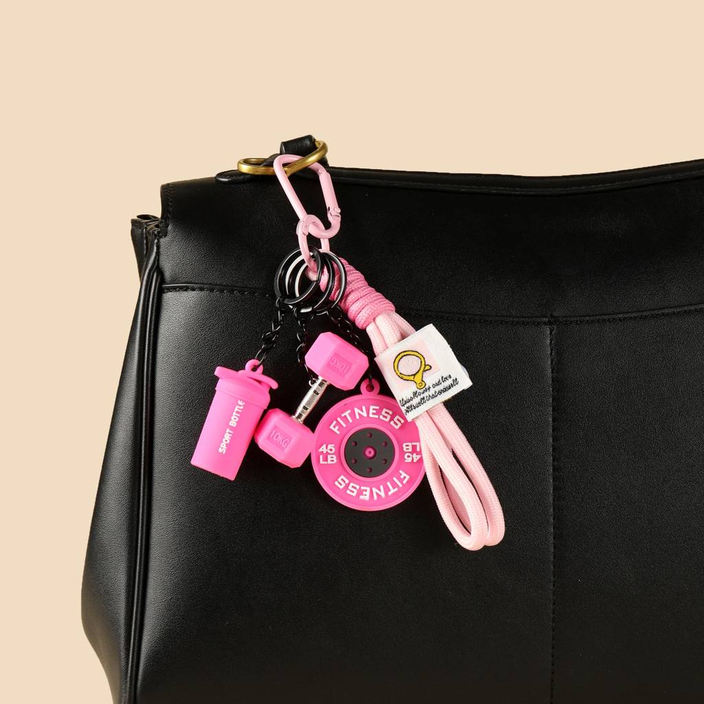 Mini Gym Buddy Bag Charm : C-BG-0096-PK