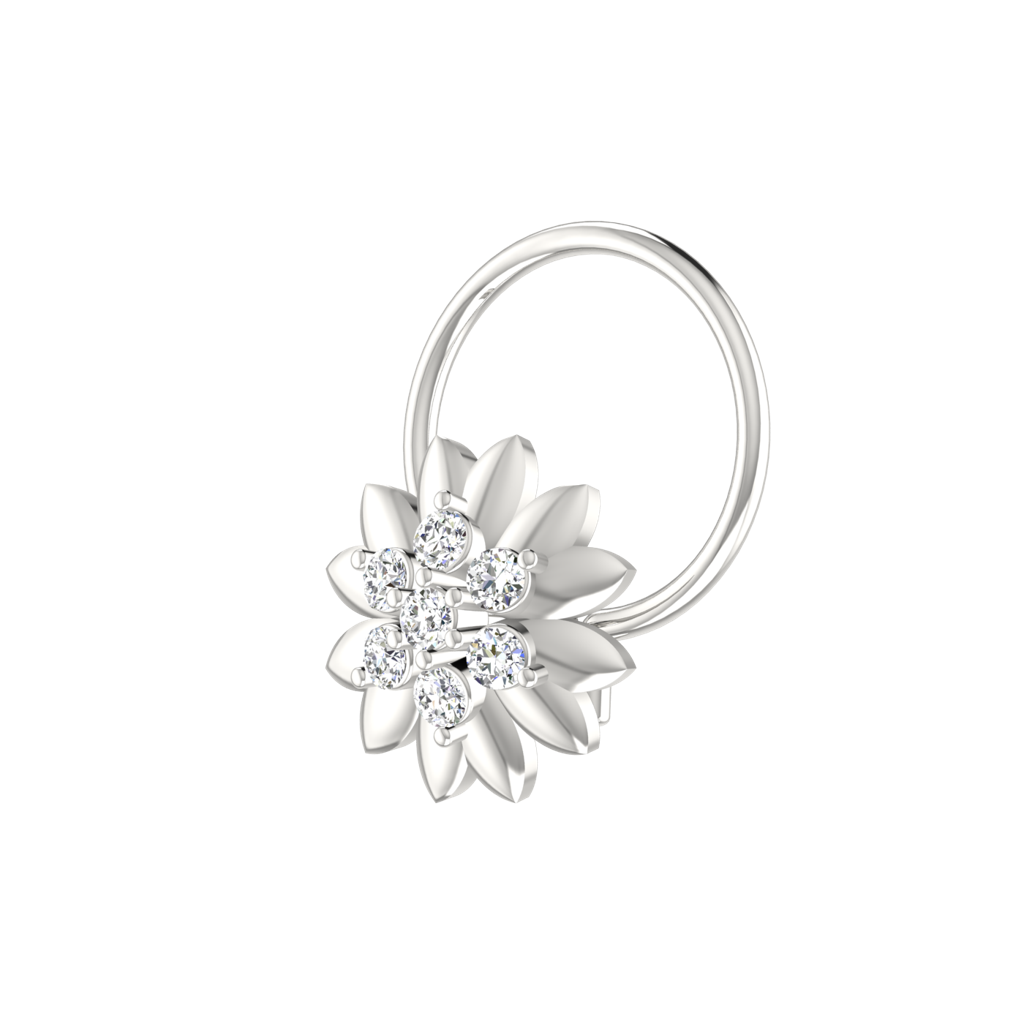 Avsar 9K Bis Hallmarked | Nosepin For Women/Girls |  Avno152 : AVNO152WC