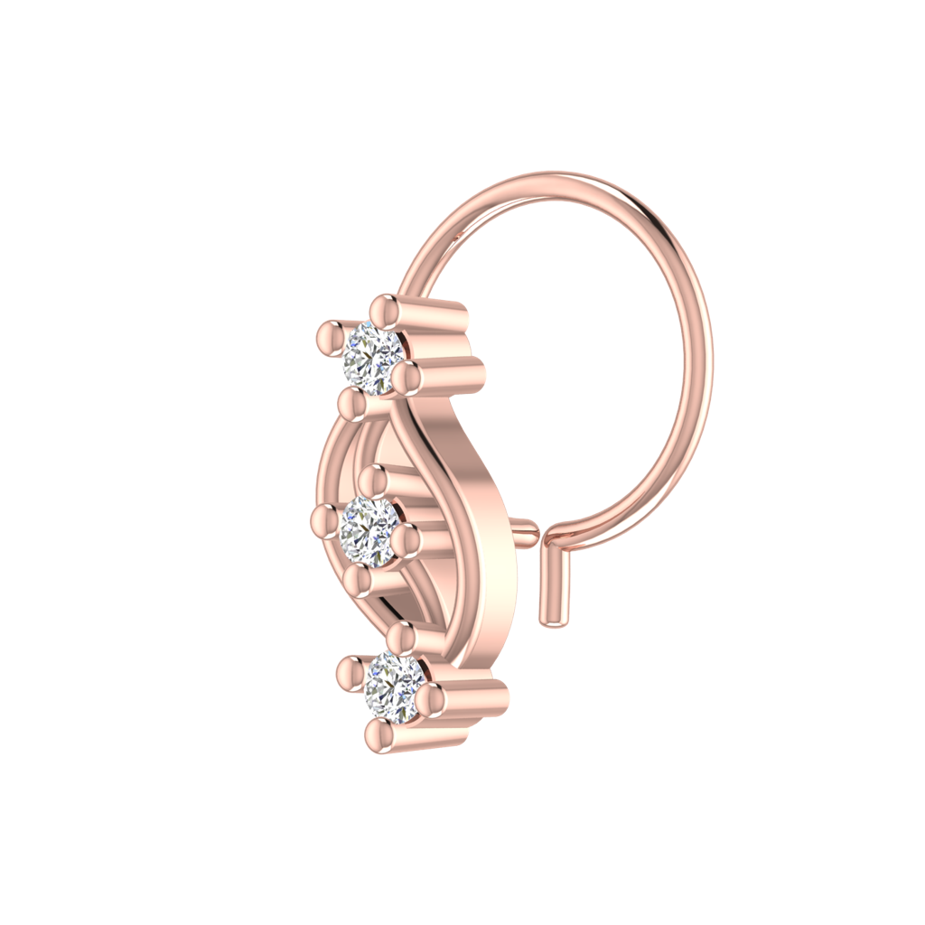 Avsar 9K Bis Hallmarked | Nosepin For Women/Girls |  Avno268 : AVNO268PC