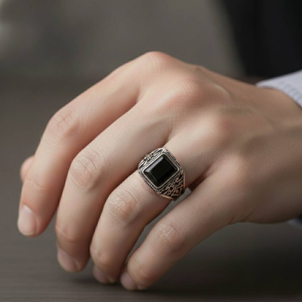 Combo Set Of Black Tungsten Grooved Centre Polished Wedding Band Ring For Men : PX9R86-PX9R54-10