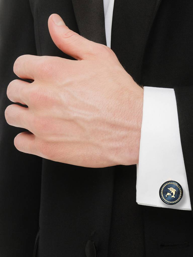 Men Jewellery Sleeve Button Cuff Shirt Button, ""Blazer Cufflinks Pair Set For Men"" : 370-CHC54-1119-S