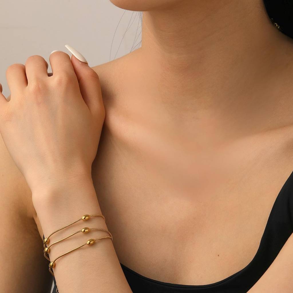 Multilayer Chain Bracelet : BR_SS_Multi-Lyr-Chn_gld