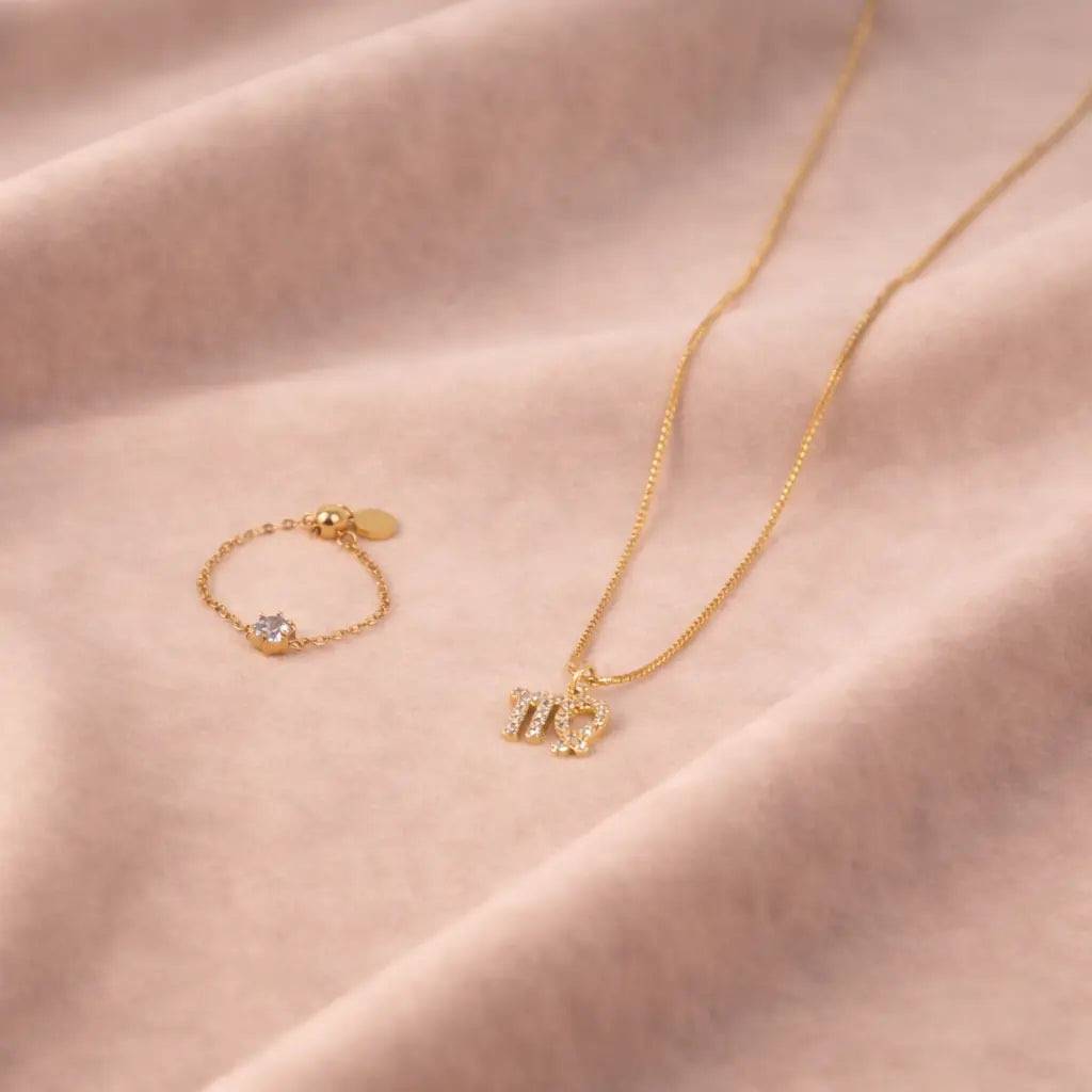 Cosmic Virgo Jewellery Combo : NRC-056-G-1