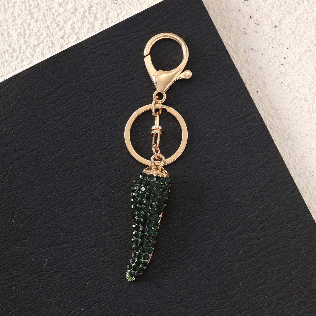 Studded Chilly Bag And Purse Charm : C-BG-0050-G-GR