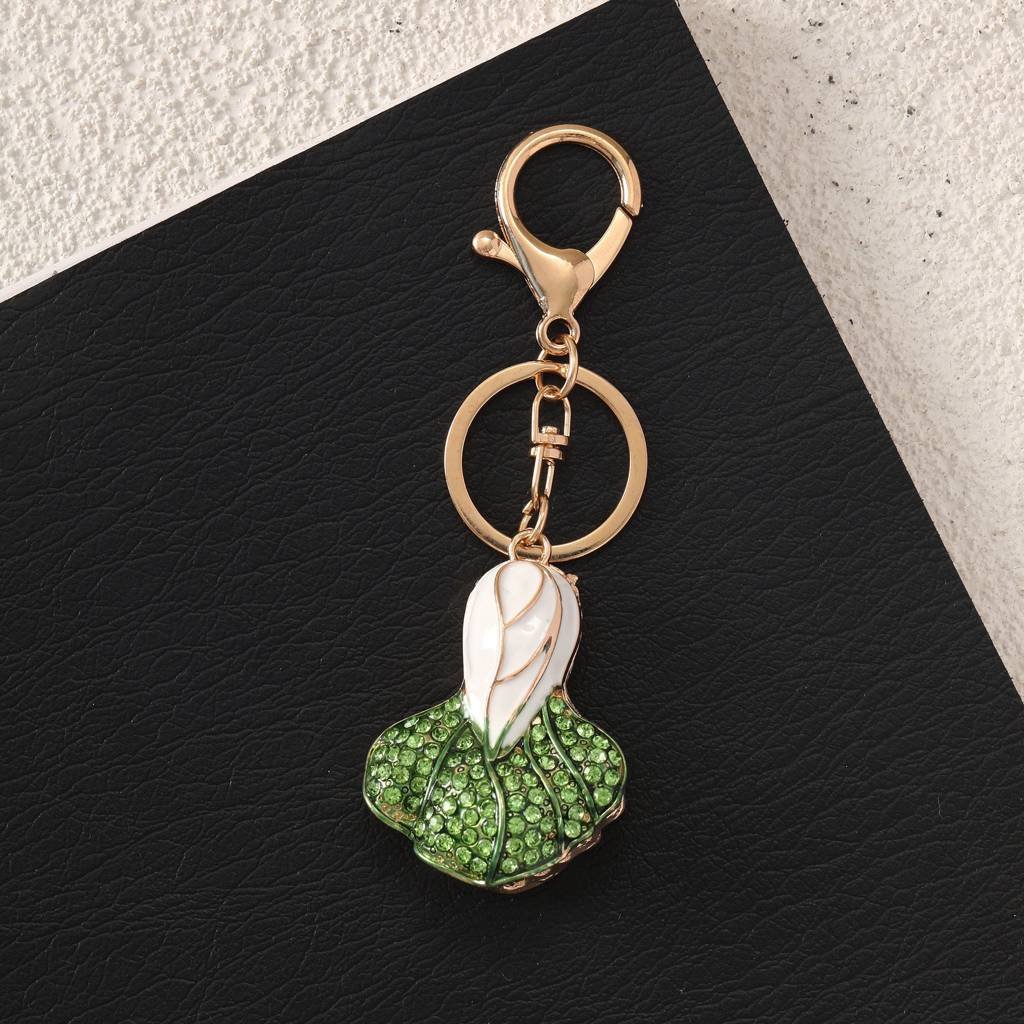 Cabbage Charm For Bag And Purse : C-BG-0049-G-WH