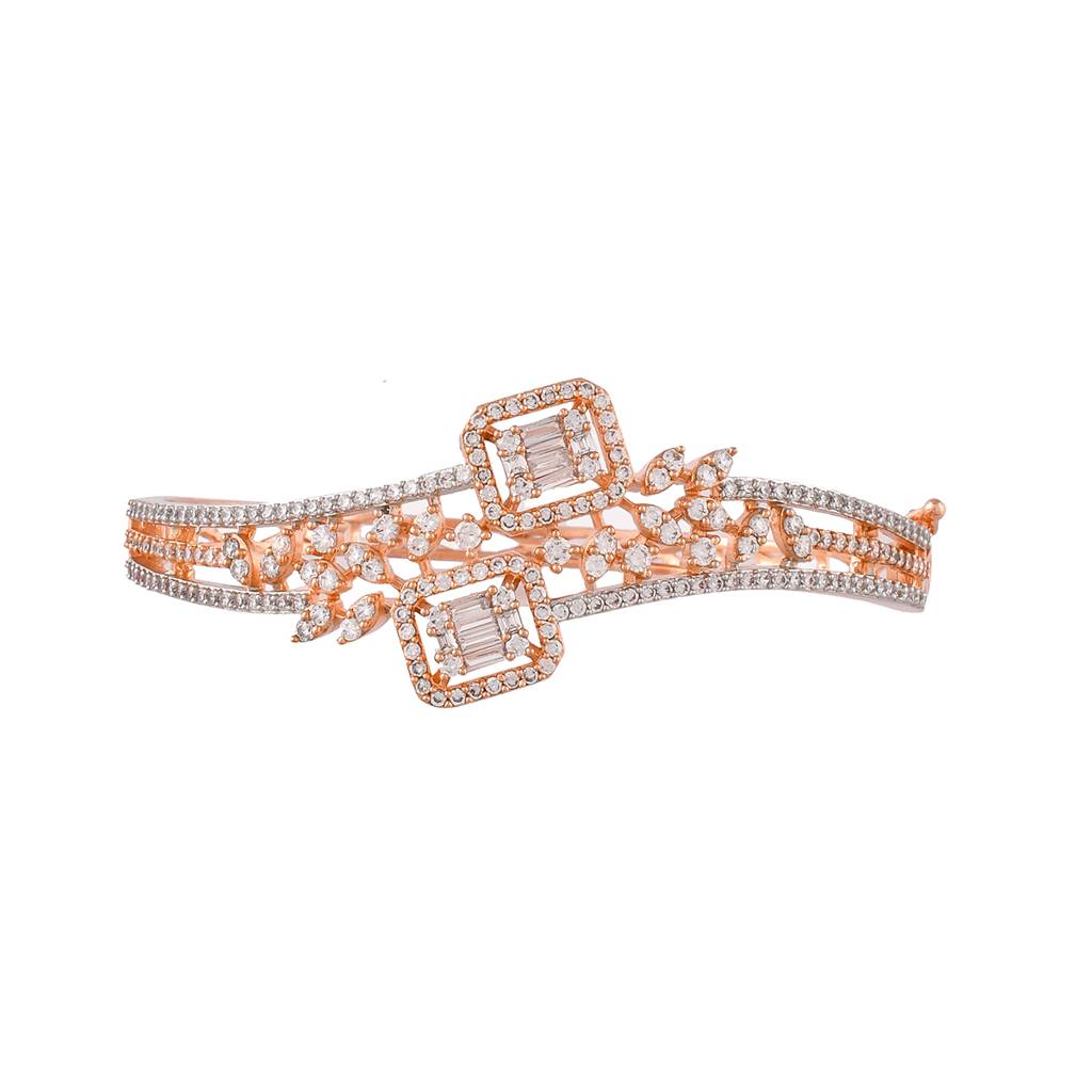 Sparkling Elegance Cz Heavily Embellished Bracelet : 8905124499391