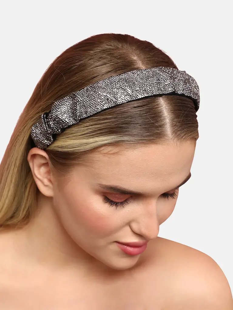 Socorro-Silver Color Hairband : SOHIBD9208