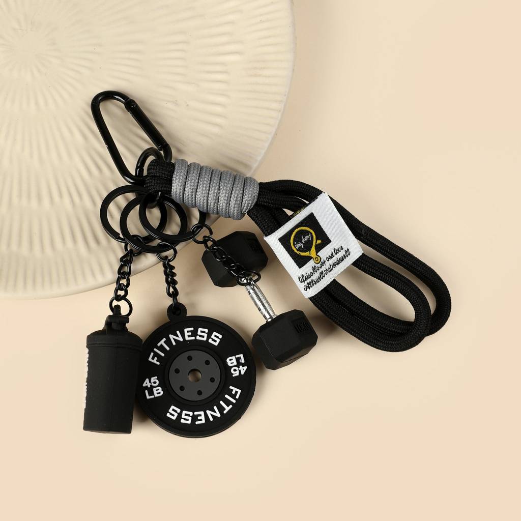 Mini Gym Buddy Bag Charm : C-BG-0096-BK