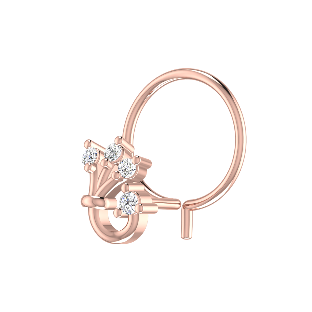 Avsar 9K Bis Hallmarked | Nosepin For Women/Girls |  Avno302 : AVNO302PC
