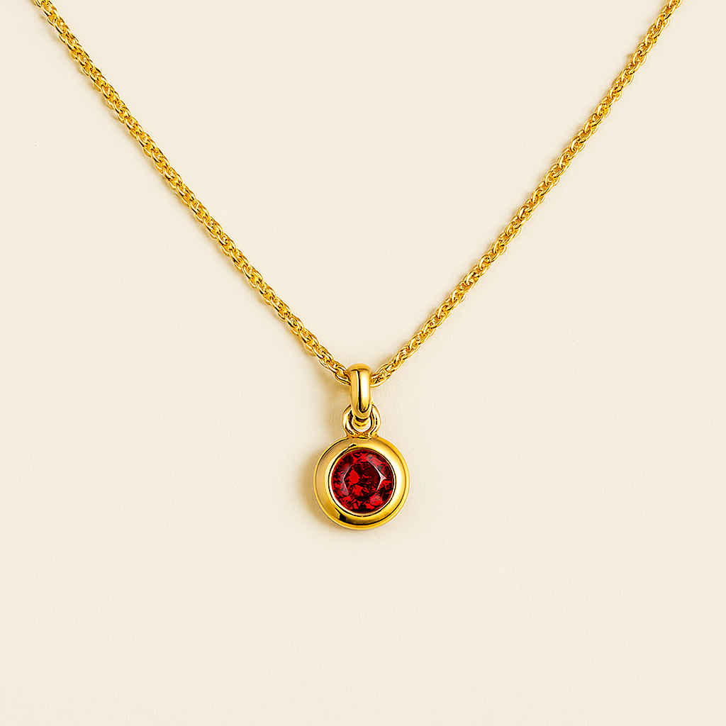 October Birthstone Necklace : NEC_OCTOBBI_S_2952