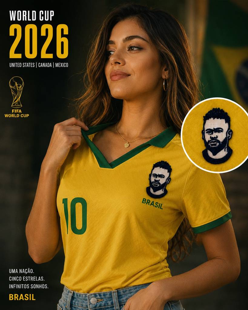 Jr. Neymar Brooch : BR26011