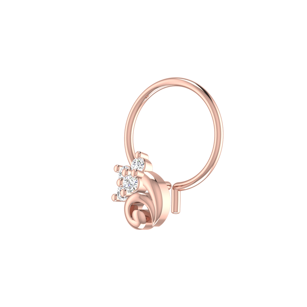 Avsar 9K Bis Hallmarked | Nosepin For Women/Girls |  Avno294 : AVNO294PC