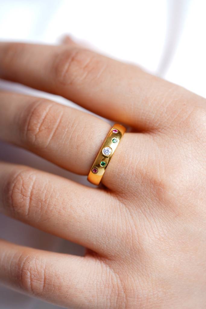 Multi Gem Ring : RIN_MULTIGE_SS5SS_5131