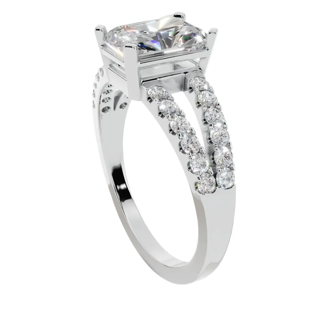 Regal Radiance Light Ring | 925 Sterling Silver : ULR022-W-9