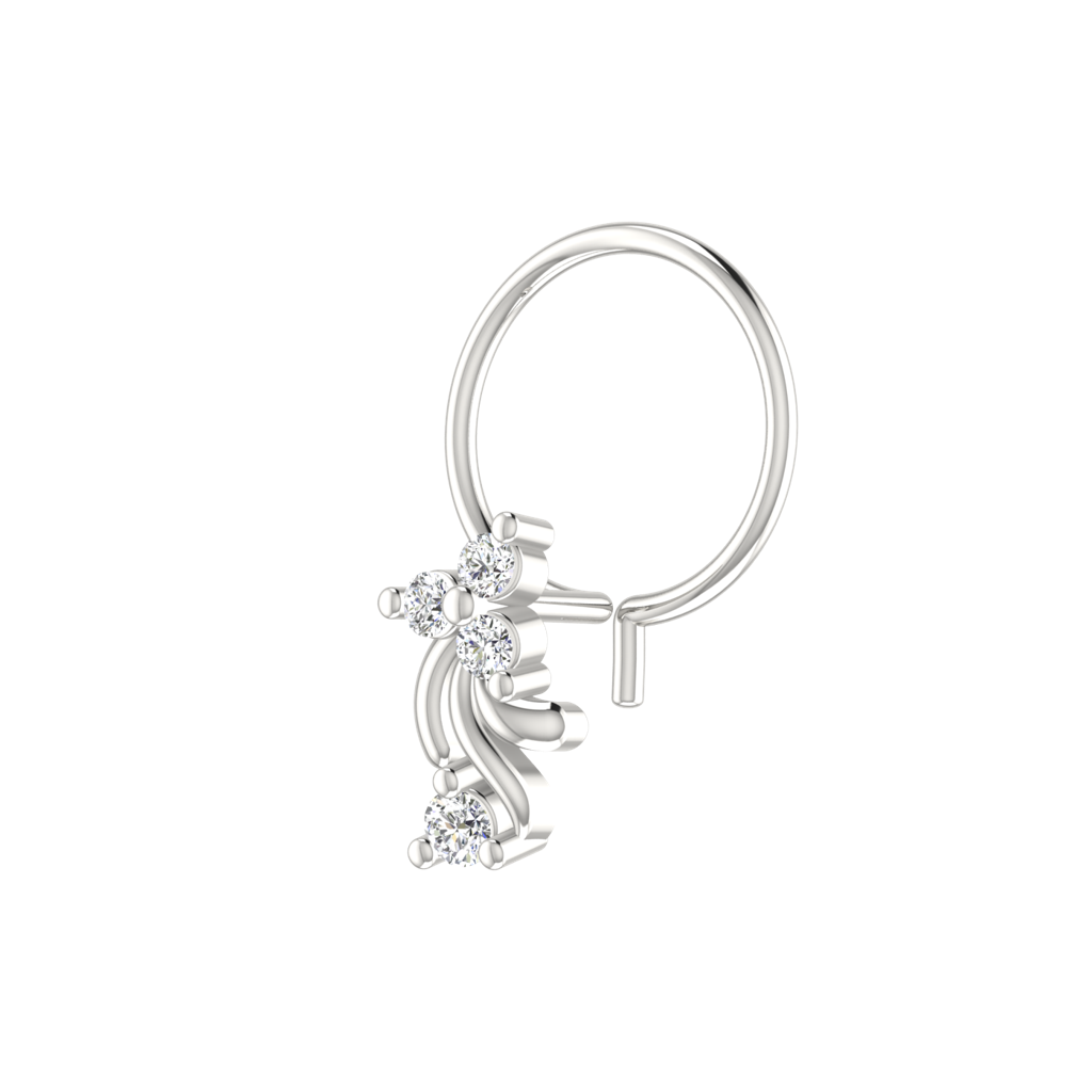 Avsar 9K Bis Hallmarked | Nosepin For Women/Girls |  Avno238 : AVNO238WC