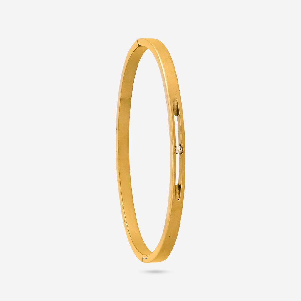 White - Plated Casual Wear Trendy Kada - 464282 : 464282