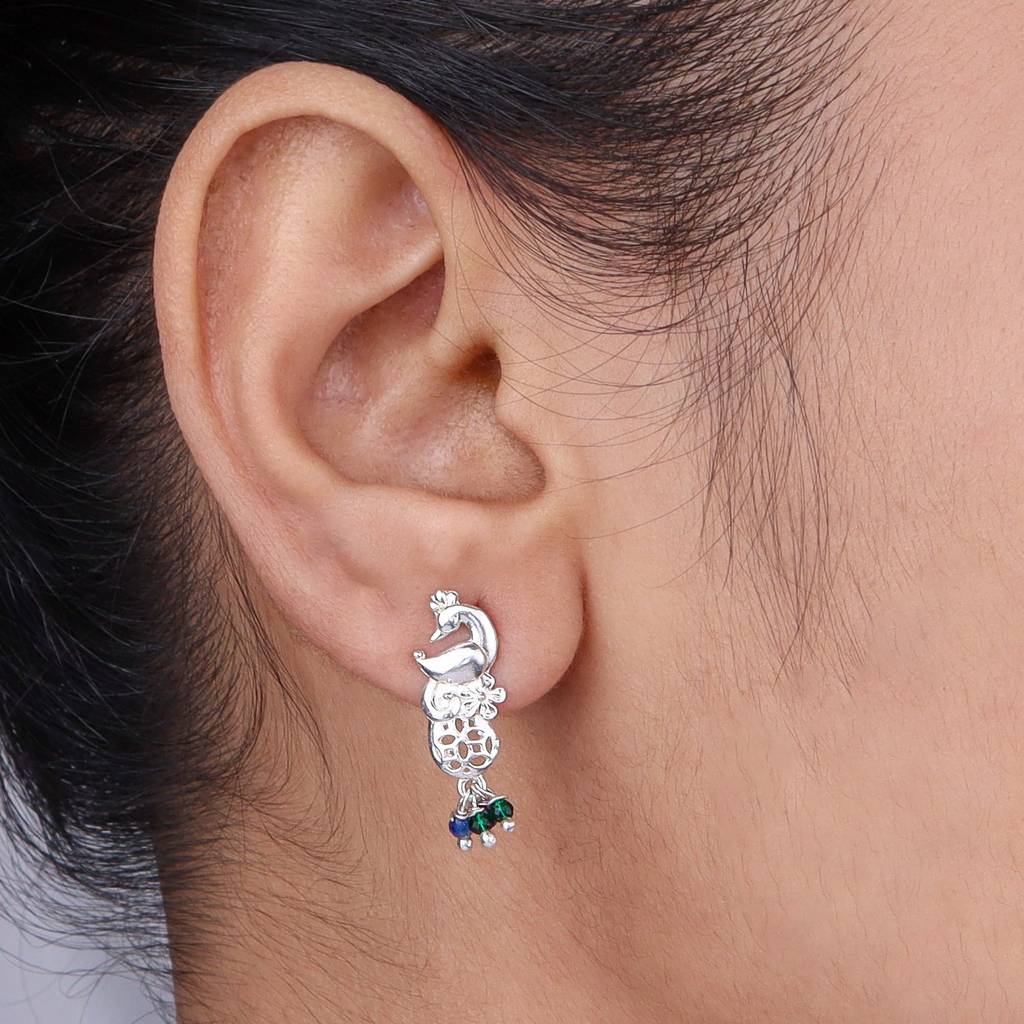 Peacock Feather Earrings : 88030871