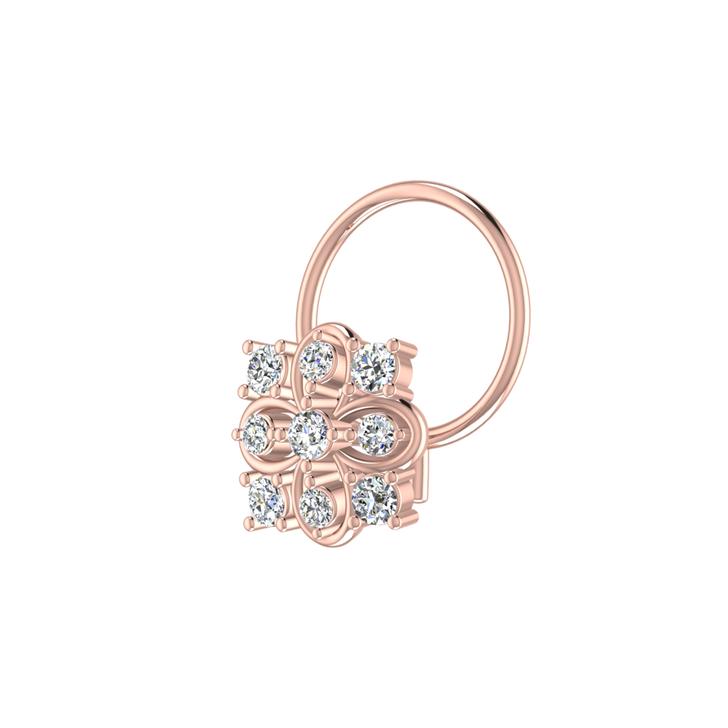 Avsar 9K Bis Hallmarked | Nosepin For Women/Girls |  Avno151 : AVNO151PC