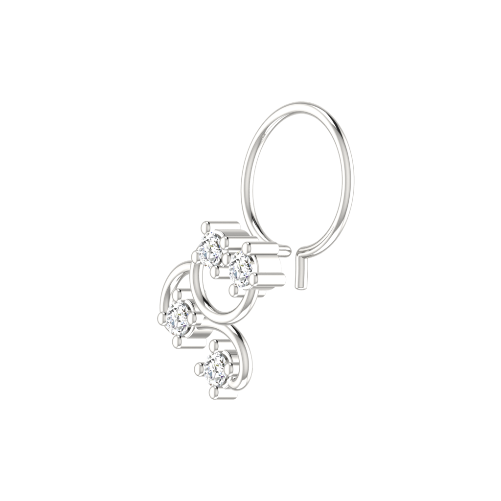 Avsar 9K Bis Hallmarked | Nosepin For Women/Girls |  Avno054 : AVNO054WC
