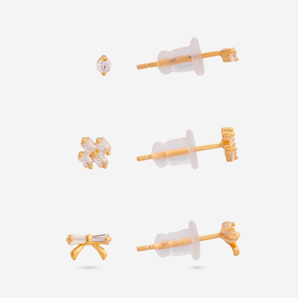 Office Wear Silver Earring - 465653 : 465653