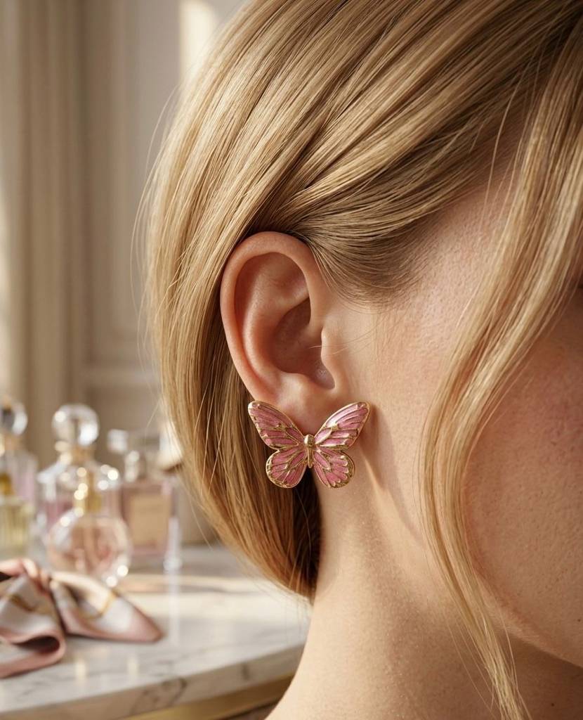 18K Gold Coated Lyra Wings : BEG022