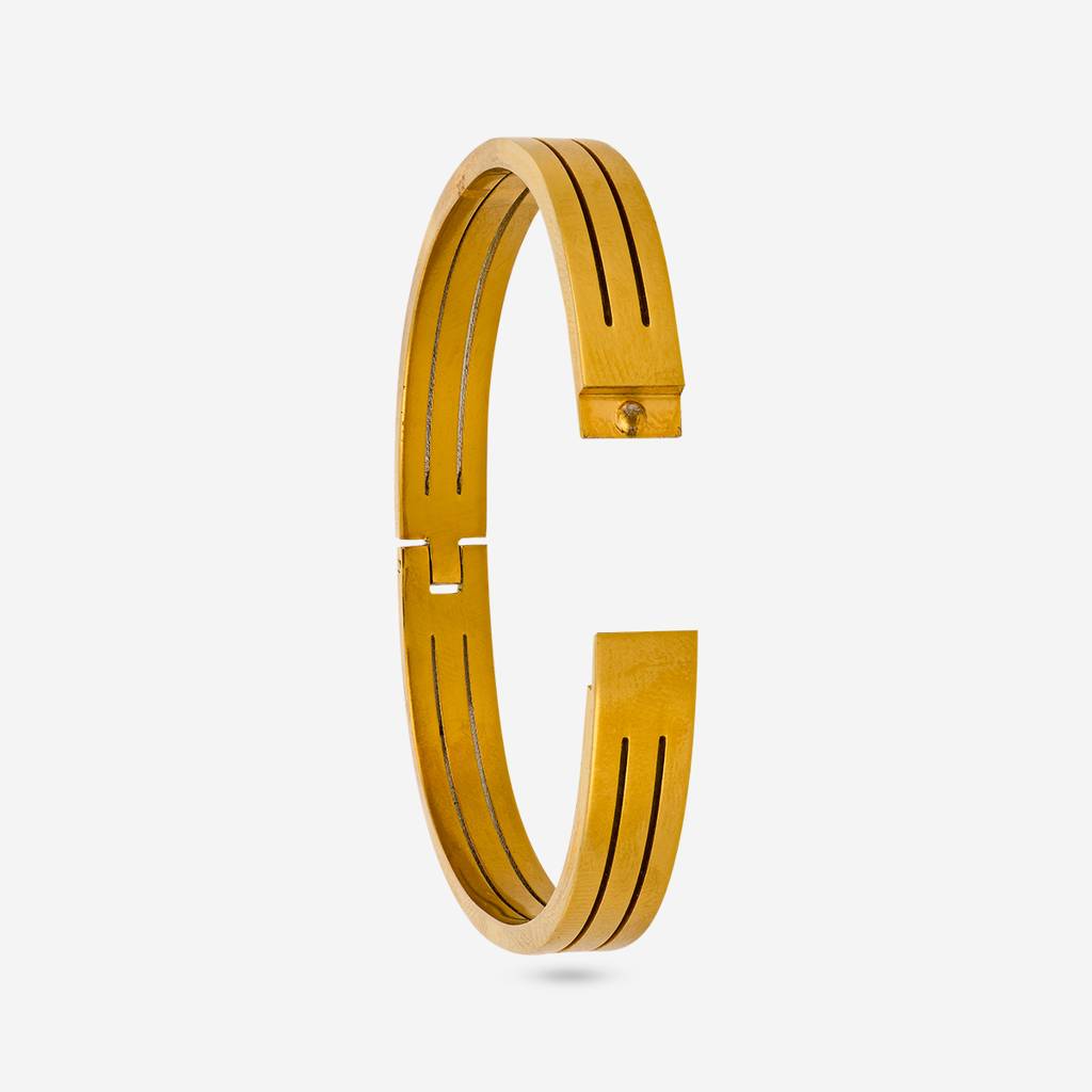 Gold - Plated Casual Wear Trendy Kada - 458951 : 458951