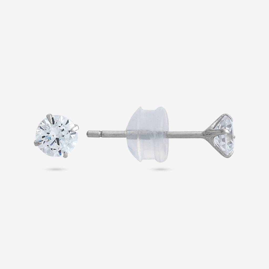Office Wear Silver Earring - 466477 : 466478