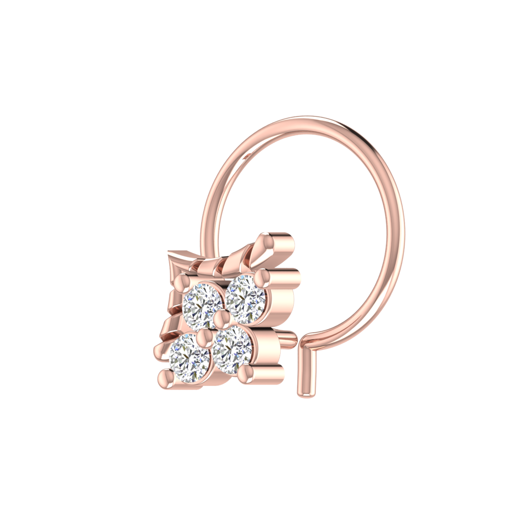 Avsar 9K Bis Hallmarked | Nosepin For Women/Girls |  Avno252 : AVNO252PC