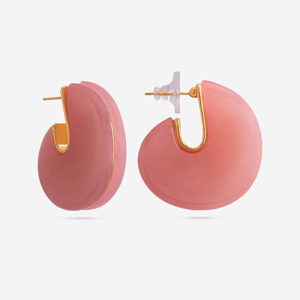 Gold - Plated Casual Wear Trendy Earring - 451289 : 451291