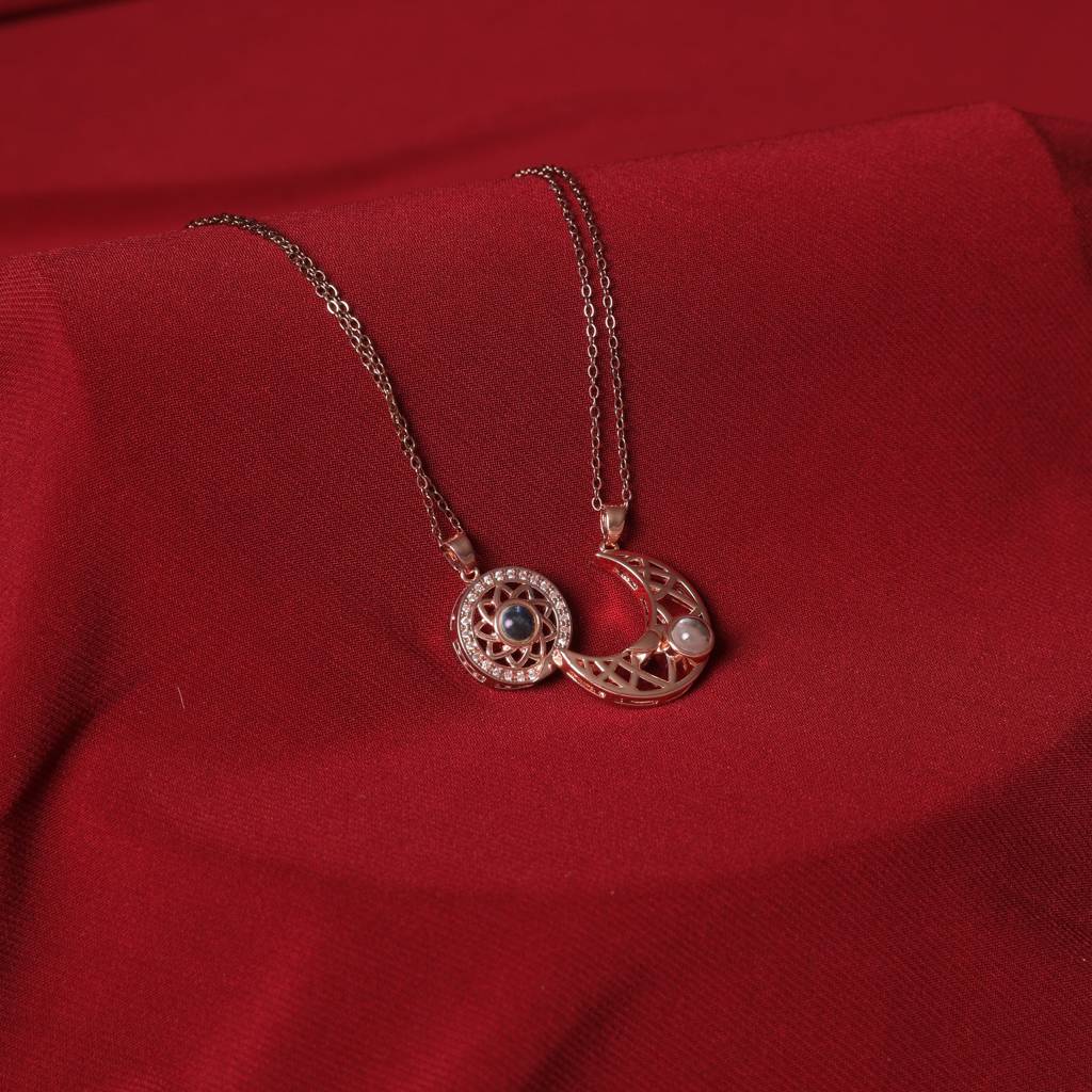 My Moon And Sun Magnetic 2 Necklace : NC21596
