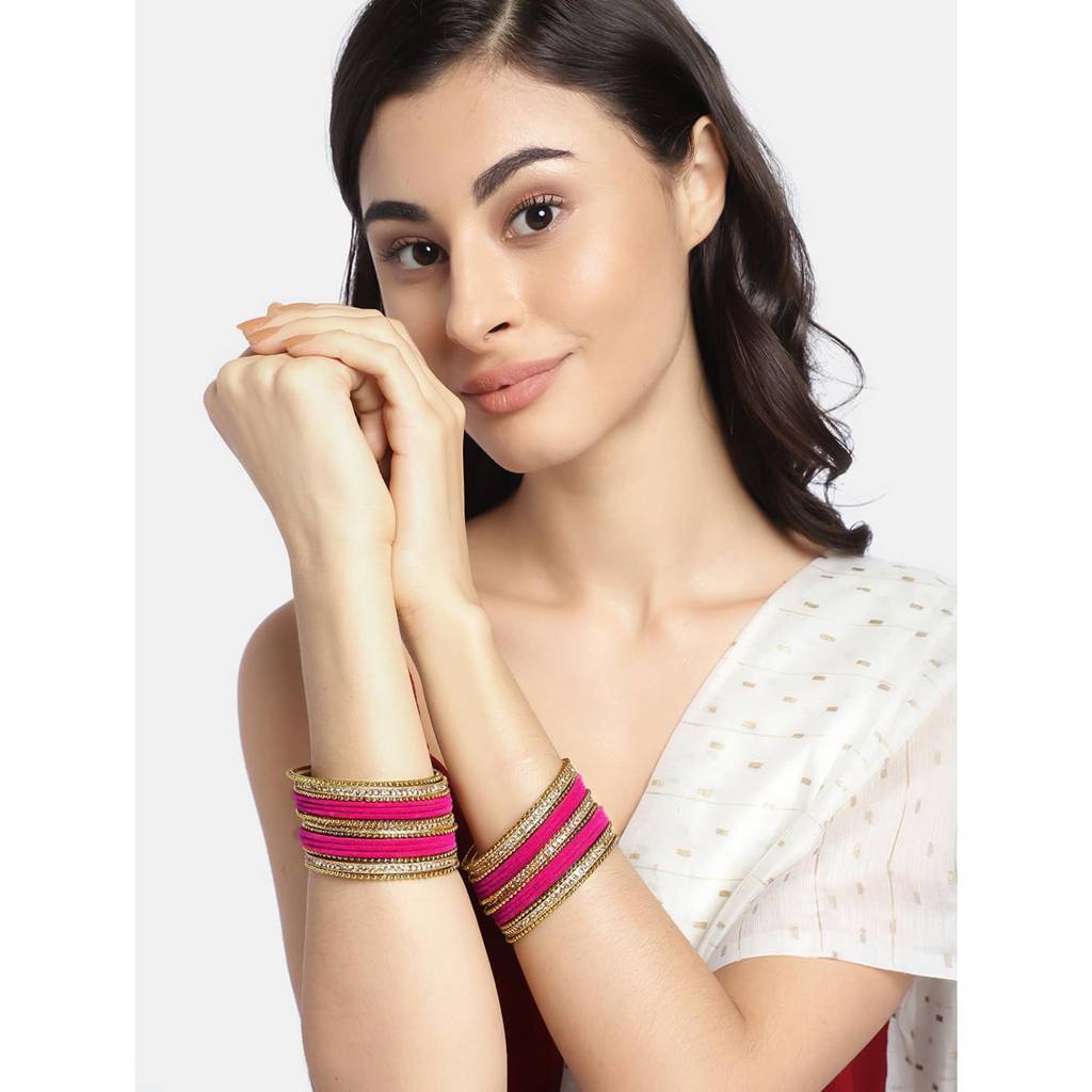 Chuda Bangle Set Indian Traditional Bridal Dulhan Wedding Fashion Jewellery For Women : PF51B34RP