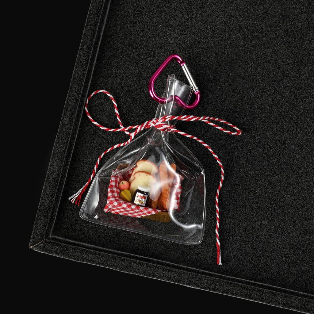 Mini Picnic Food Bag Charm : C-BG-0095-ML