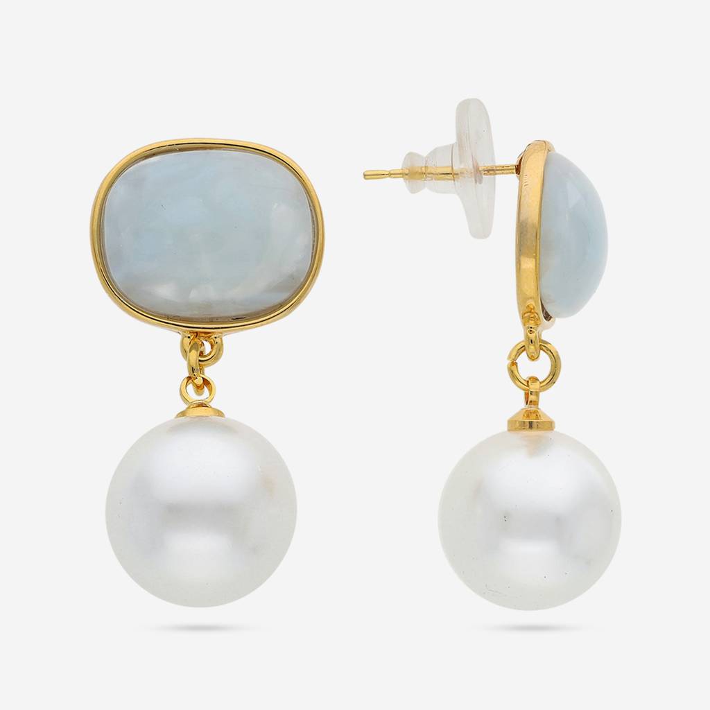 Gold - Plated Casual Wear Trendy Earring - 451033 : 451036