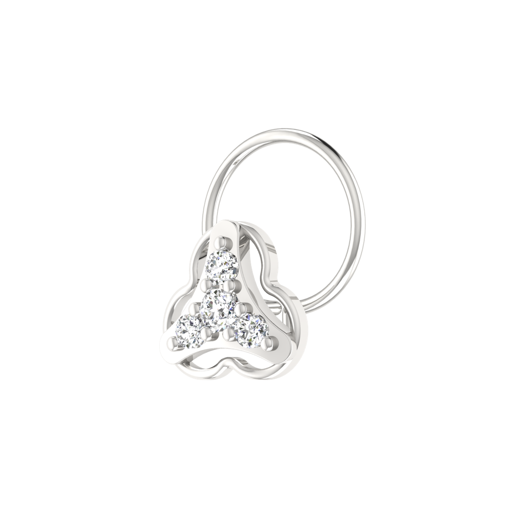 Avsar 9K Bis Hallmarked | Nosepin For Women/Girls |  Avno084 : AVNO084WC