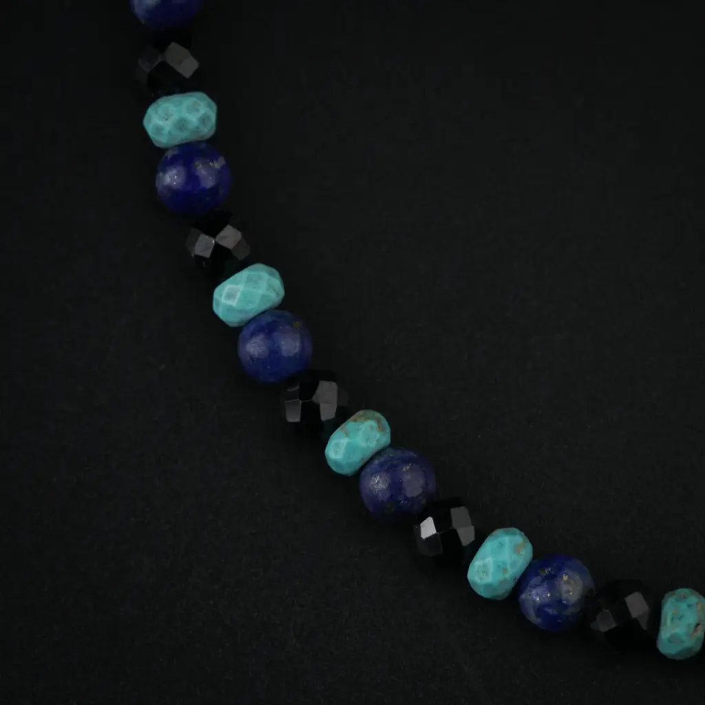 Semi Precious Stones Beaded Evil Eye Bracelet : 95740055