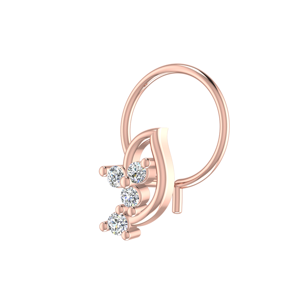 Avsar 9K Bis Hallmarked | Nosepin For Women/Girls |  Avno226 : AVNO226PC
