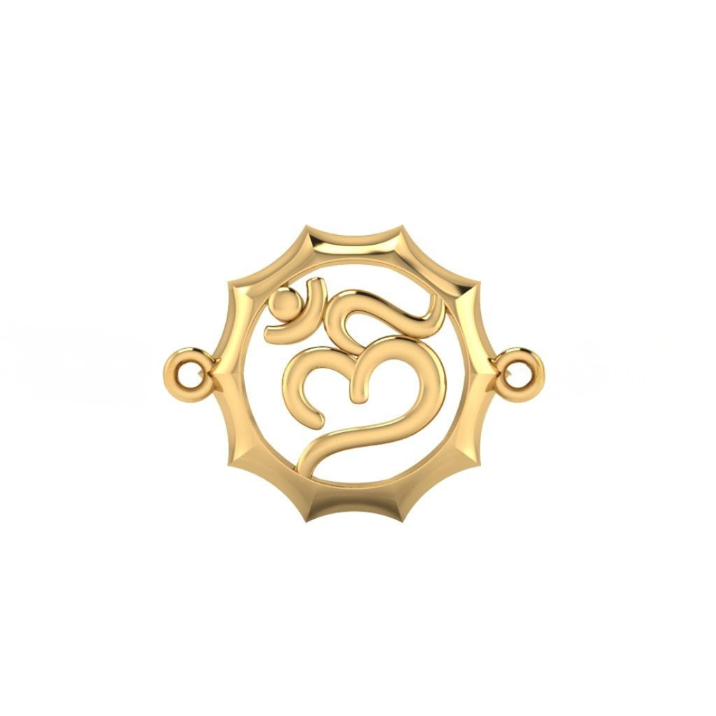 Om 925 Sterling Silver Rakhi For Brother : RB-0009