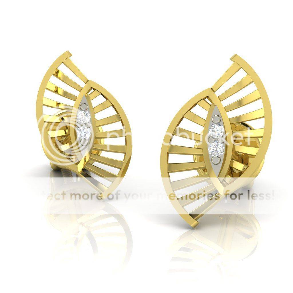 Avsar 9K Bis Hallmarked | Earring For Women/Girls | Ave2 : AVE2YC
