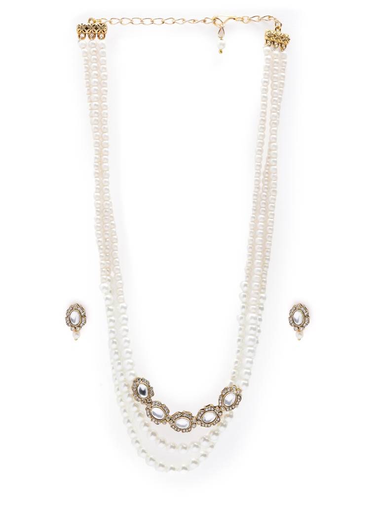 Naira Fresh Water Pearl Layered Necklace : YI24A0783N