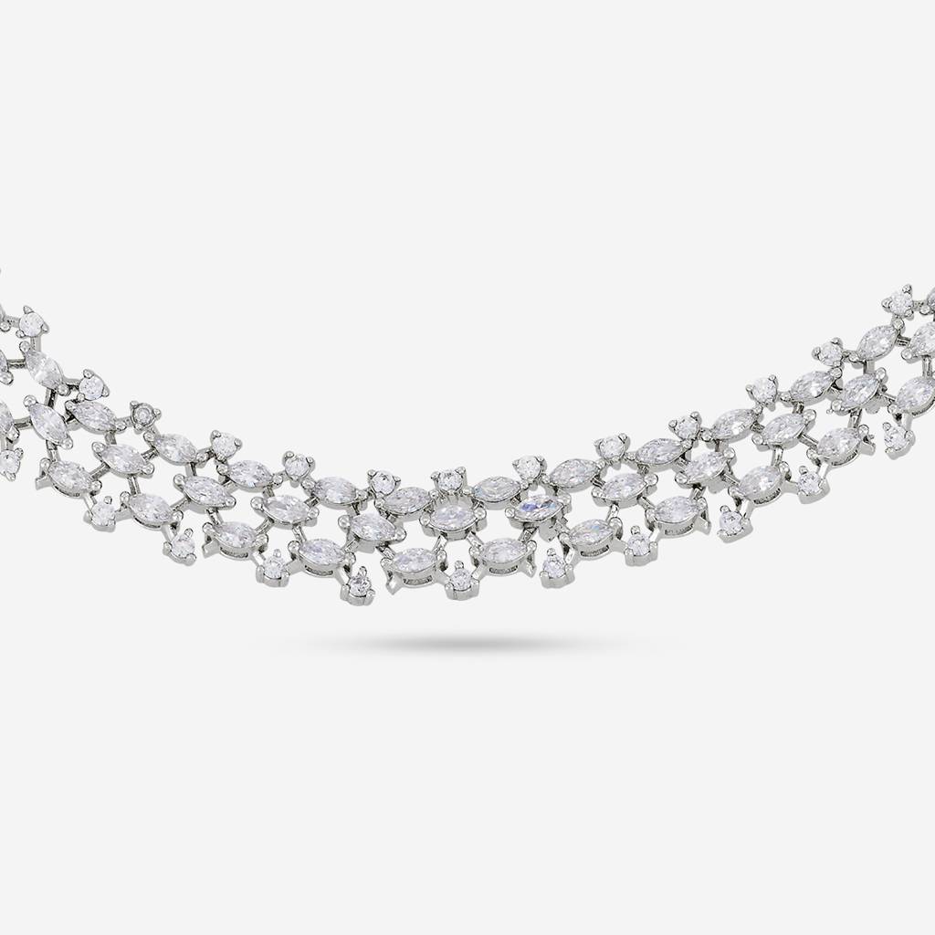 Plated Bridesmaid Zircon Tikka - 463915 : 463916
