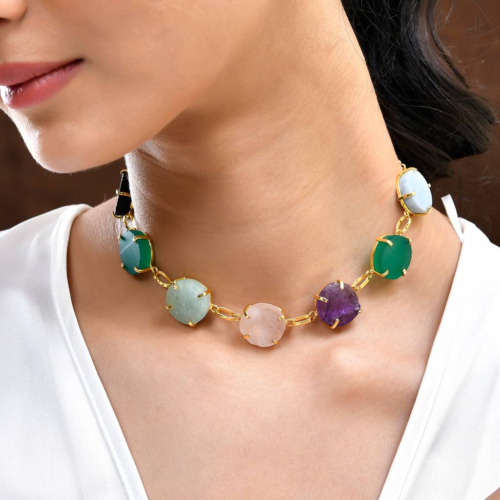 Voyage Color Splash Vogue Necklace : 8905124548877
