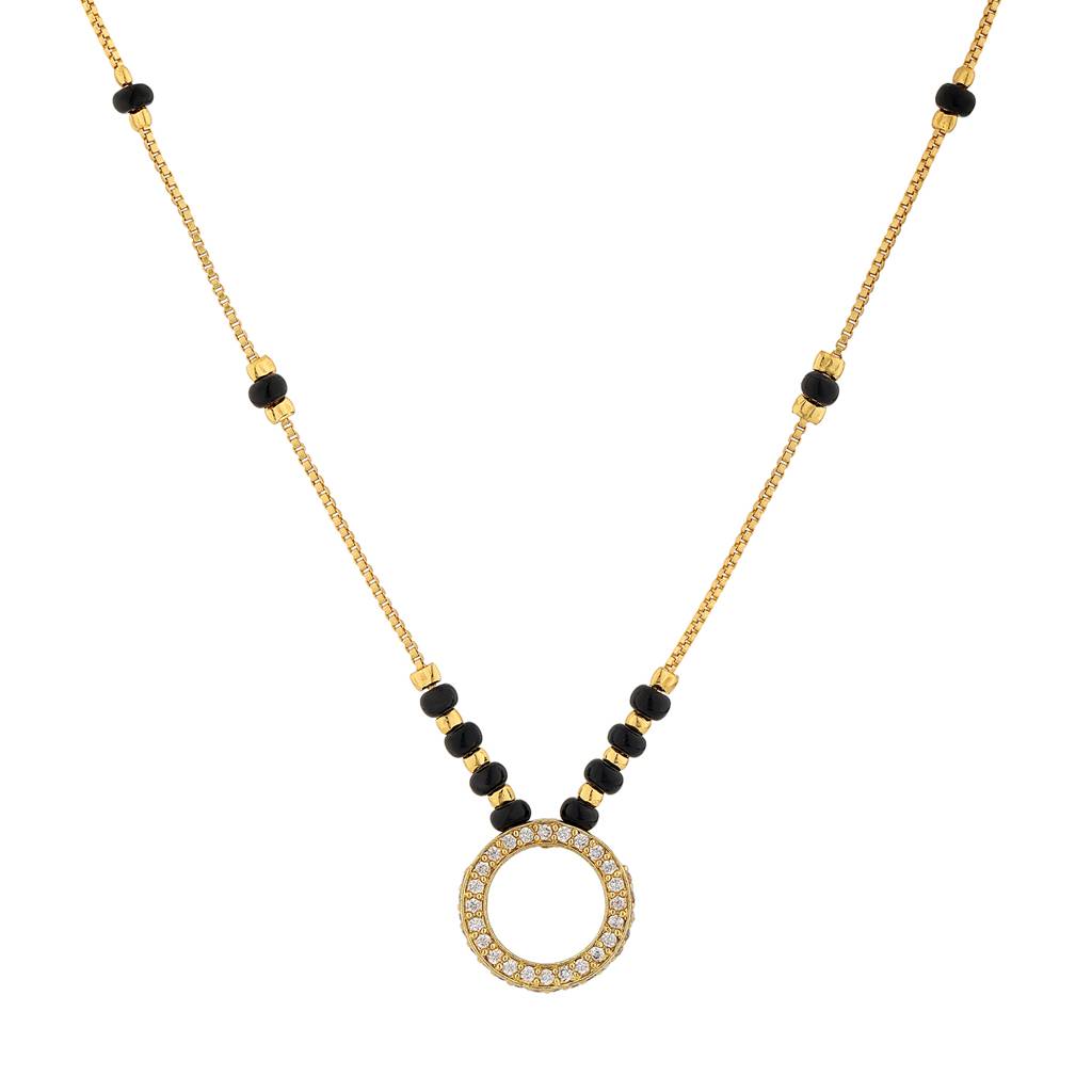 Gold Essentials Eternity American Diamond Mangalsutra : 8905124566123