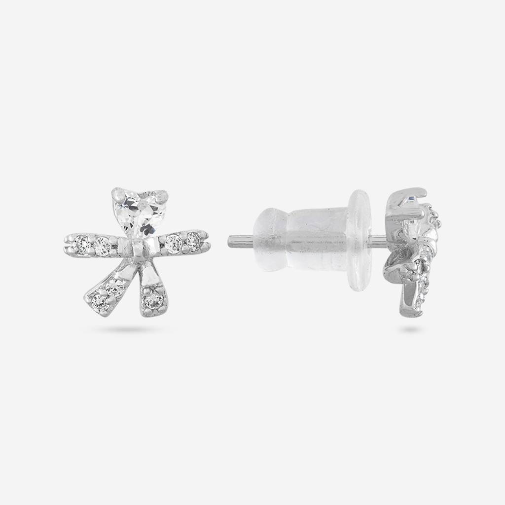 Office Wear Silver Earring - 465768 : 465769
