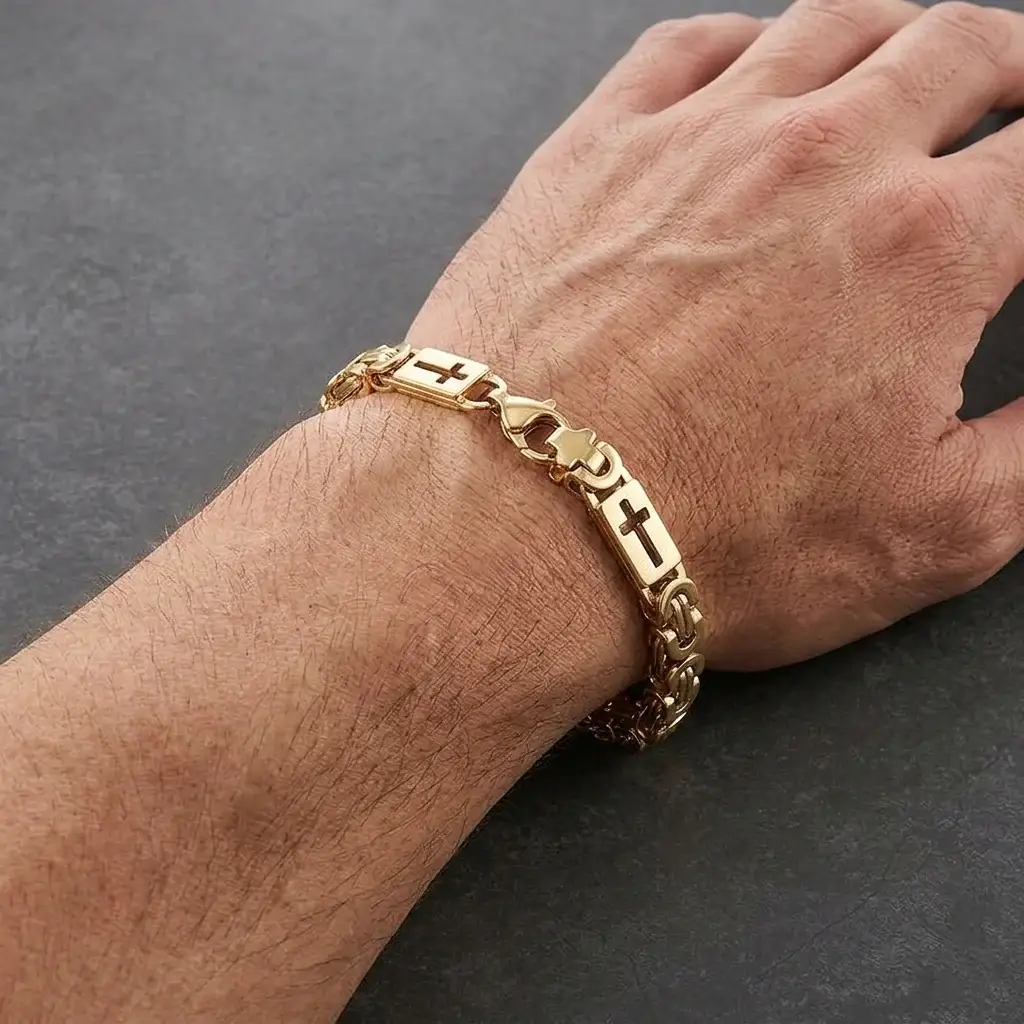 Valor Cross Link Bracelet : MB1S1078-G