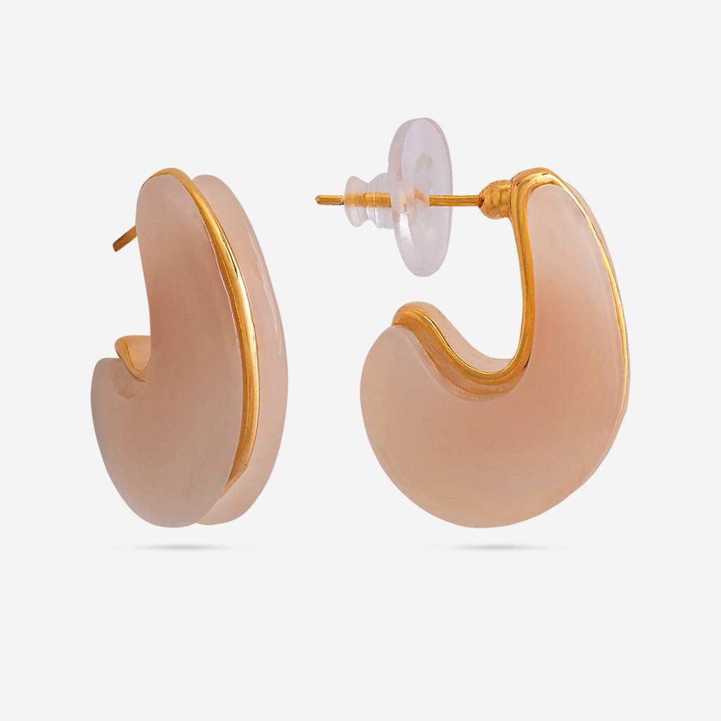 Gold - Plated Casual Wear Trendy Earring - 451281 : 451282