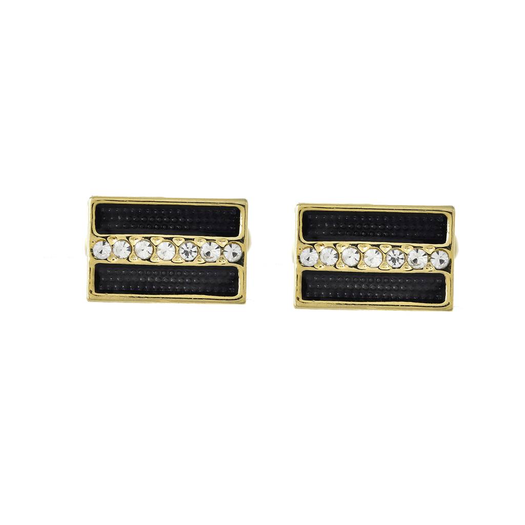 Pinnacle Of Style Gold Men'S Cufflinks : 8905124552232
