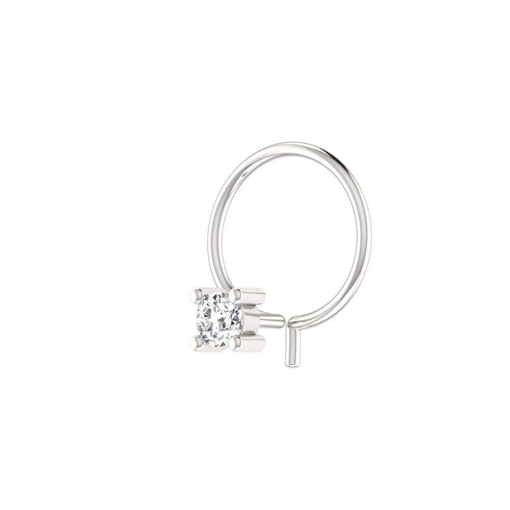 Avsar 9K Bis Hallmarked | Nosepin For Women/Girls |  Avno091 : AVNO091WC