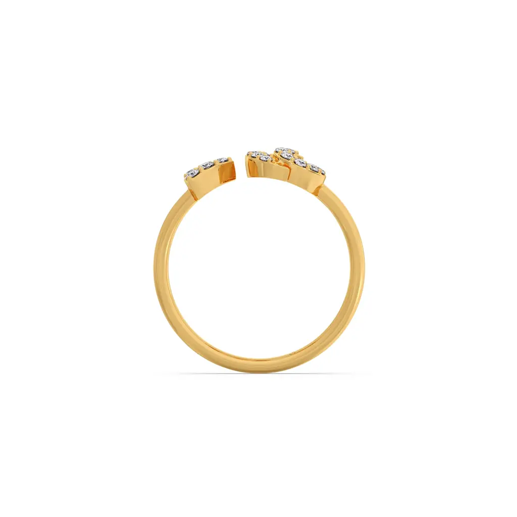 The Vector Diamond Ring : LJ-R00870-09YGLGD-10